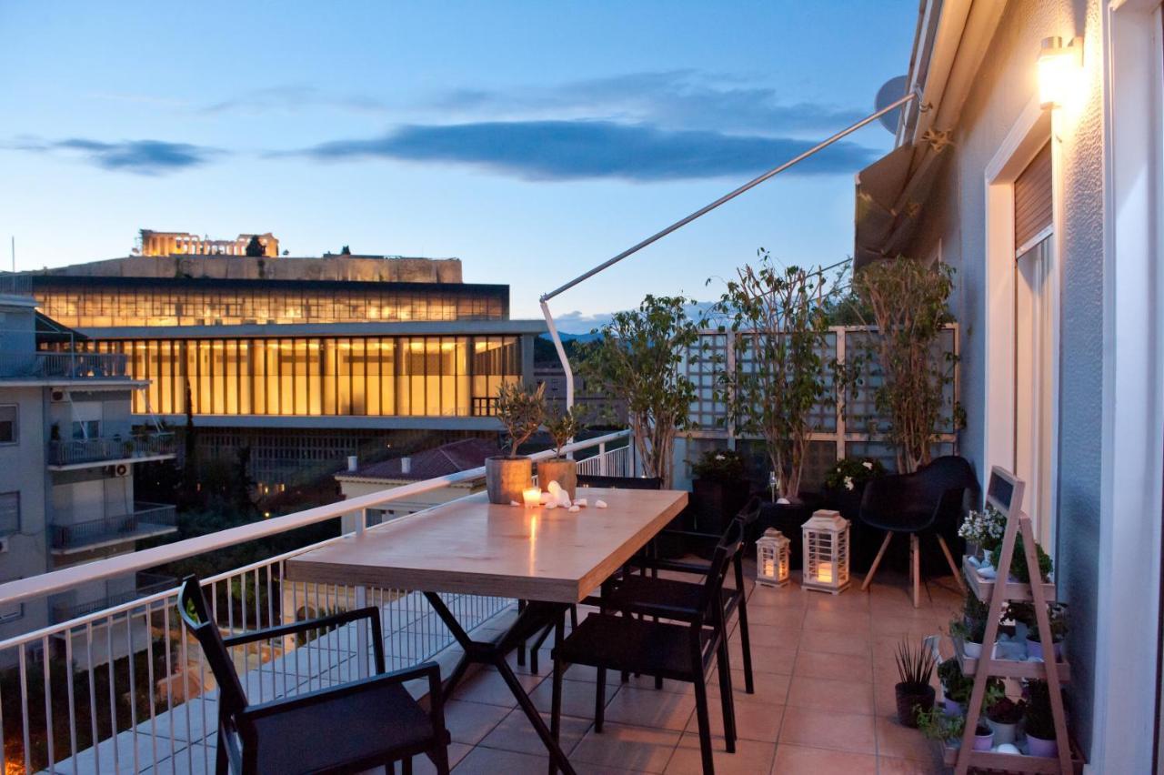 Acropolis View Deluxe Penthouse & Luxury Apartments Aten Exteriör bild